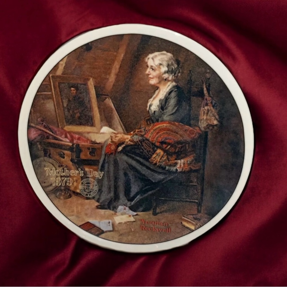 Norman Rockwell Mother's Day 1979 Plate - Picture 4 of 8